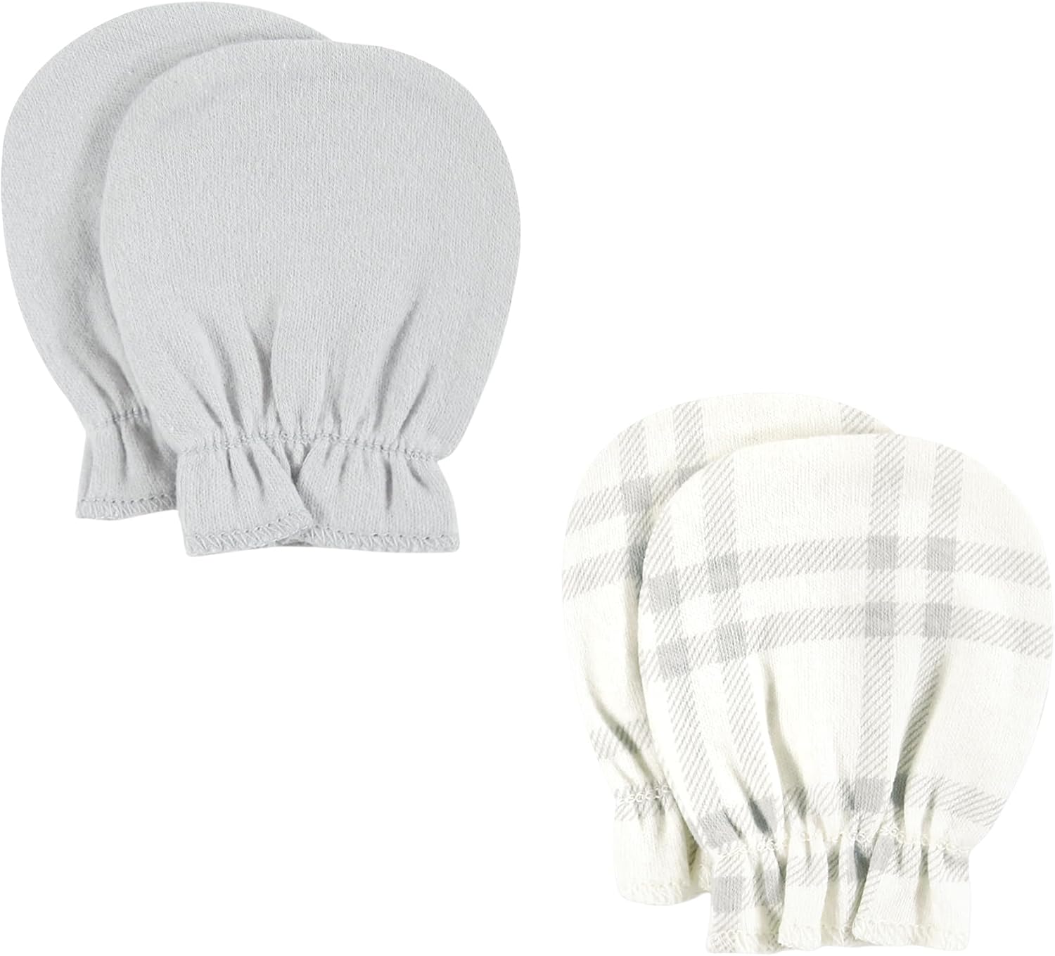 Hudson Baby Unisex Cotton Scratch Mittens Set