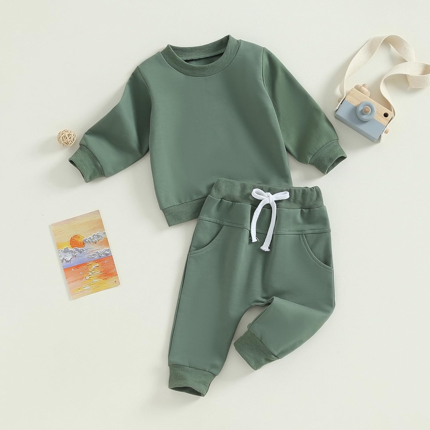 Organic Cotton Toddler Outfit Set
