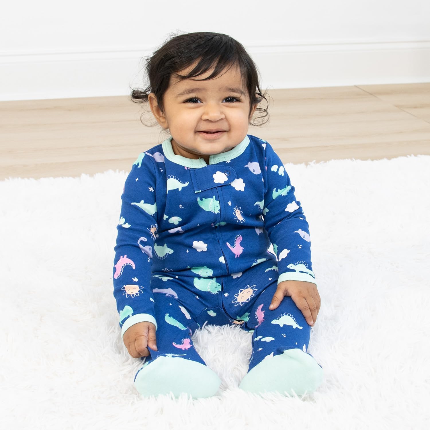 Peanutshell Baby Pajamas Kids Footed Sleepers for Newborn to 9 Months