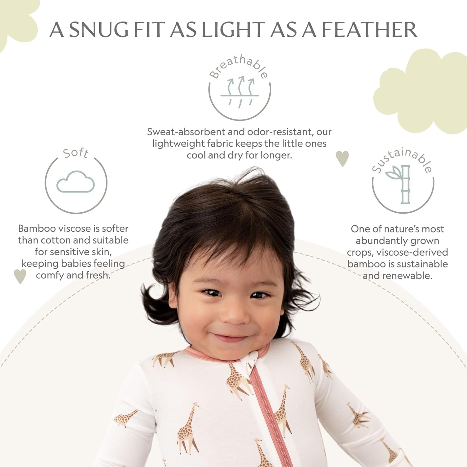 Bamboo Soft Footies for Babies - Stretchy Warm Comfortable