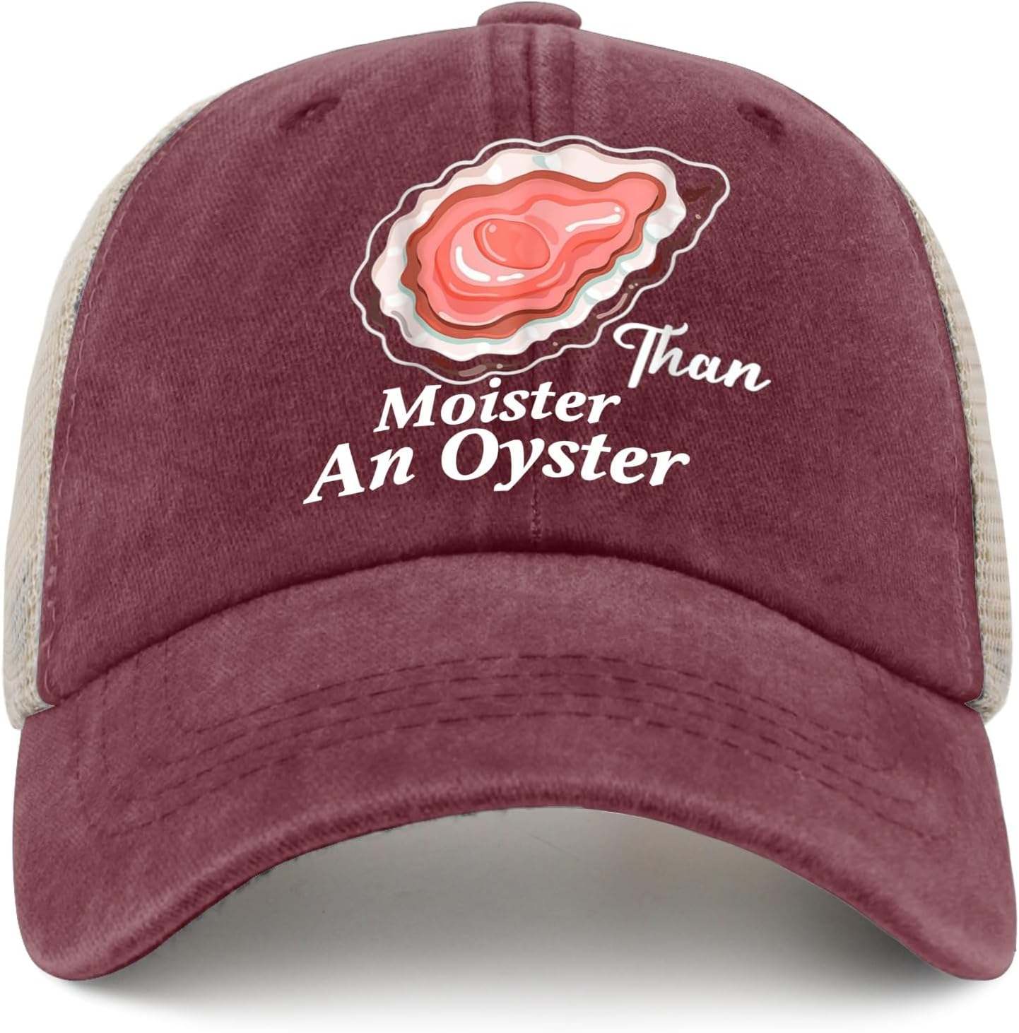 Moister Than an Oyster Funny Inapp Trucker Hat