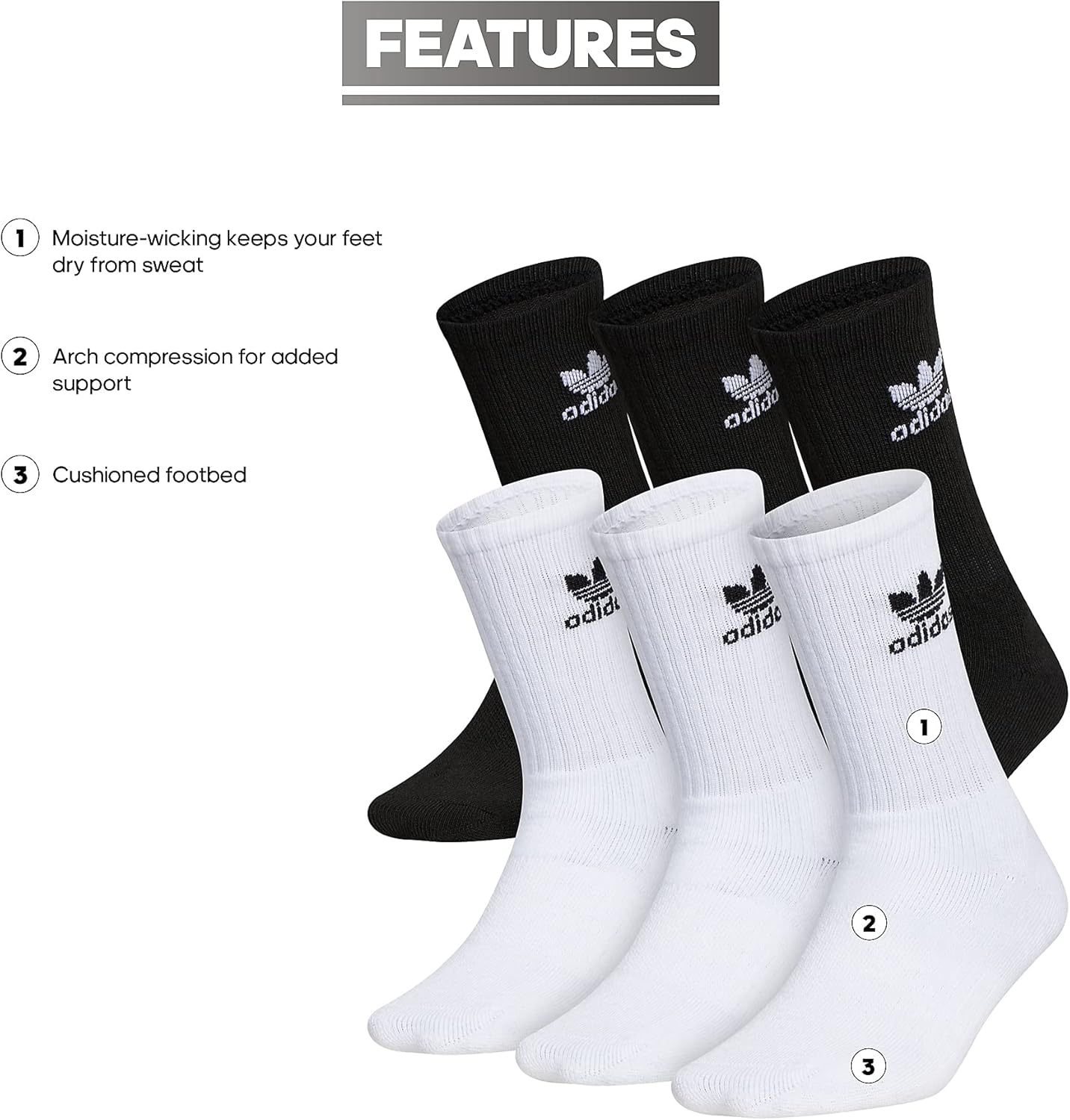 Adidas Originals Boys Arch-Compression Socks for Sale
