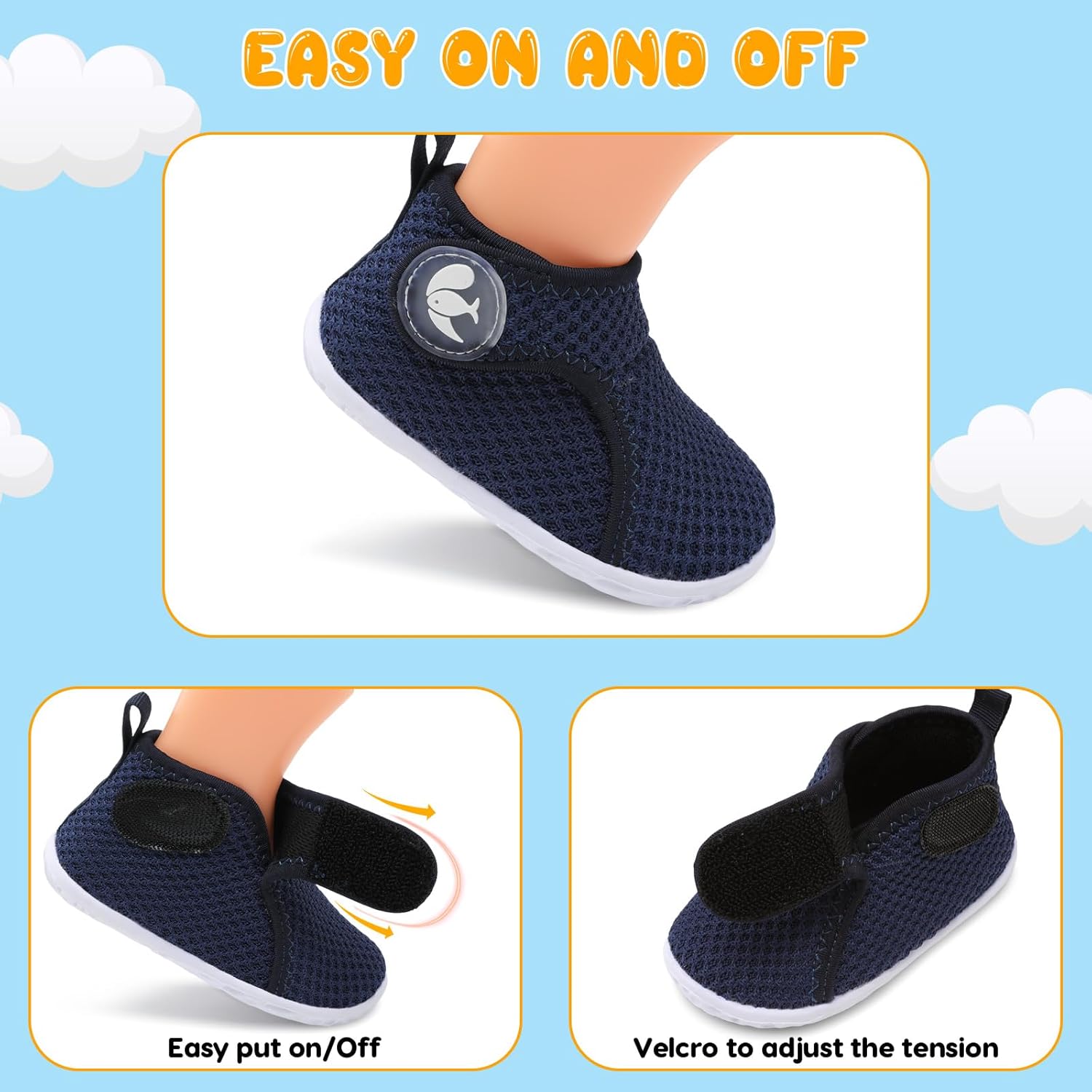 Lightweight Baby Socks for Walking