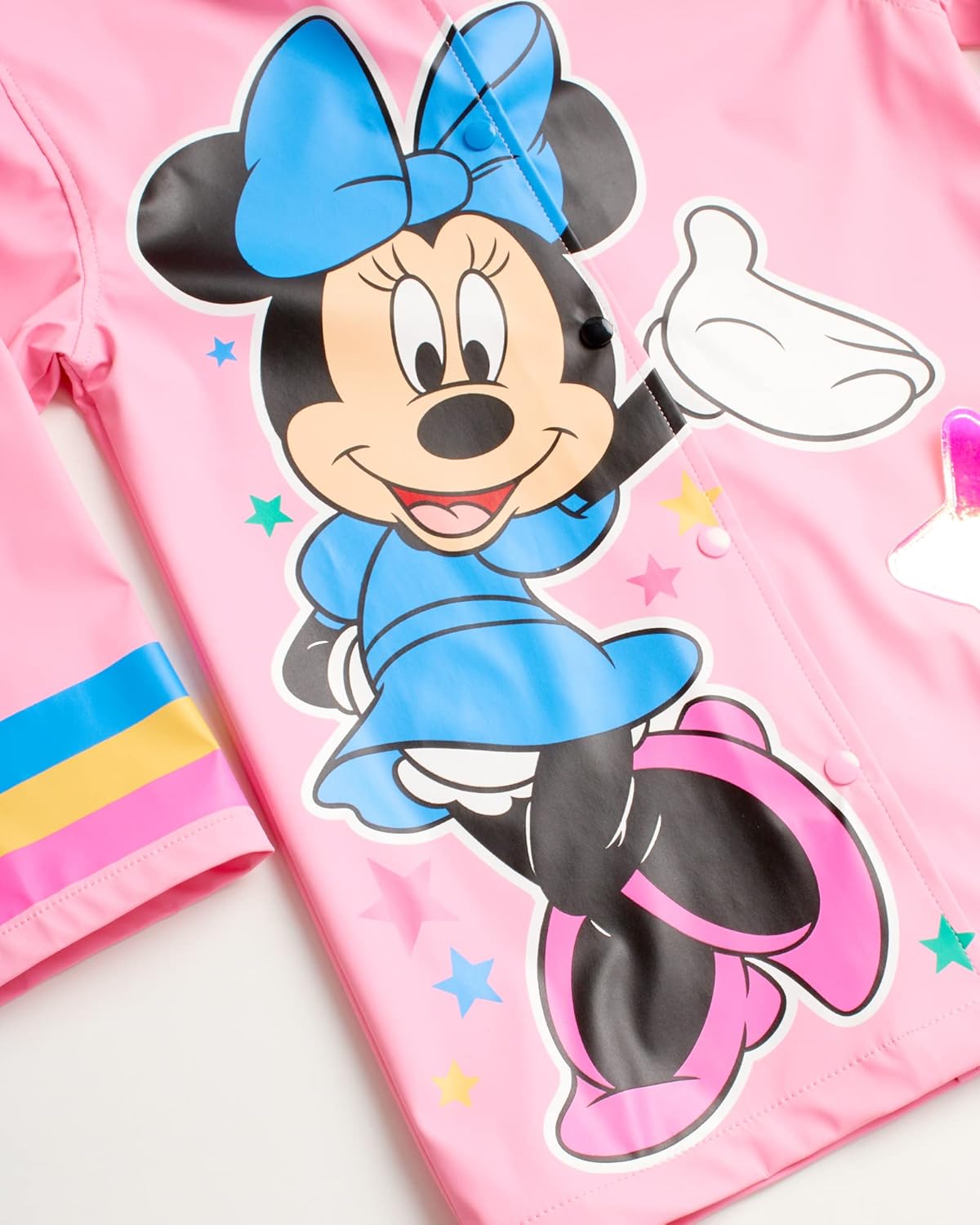 Disney Girls Raincoat with Minnie or Frozen Print 1