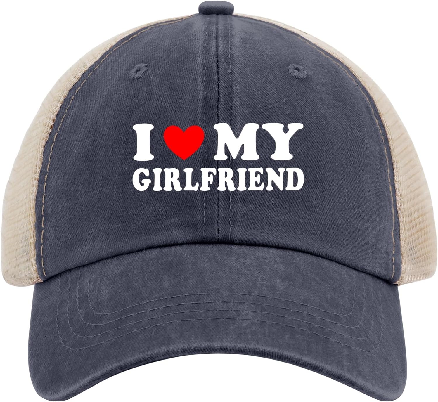 I Heart My Girlfriend Funny Hats for Men