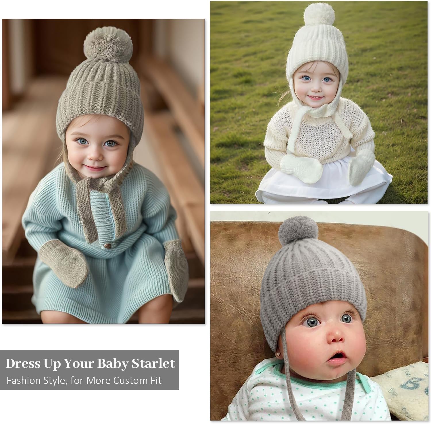 Keep Warm for Winter Baby Toddler Hats Gloves Perfect Winter Gift