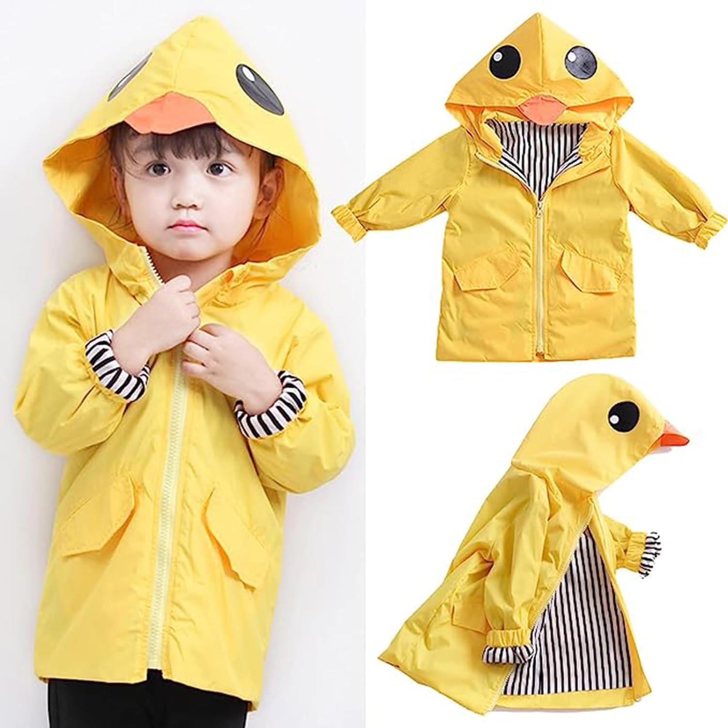 Moobot Duck Toddler Rain Jacket