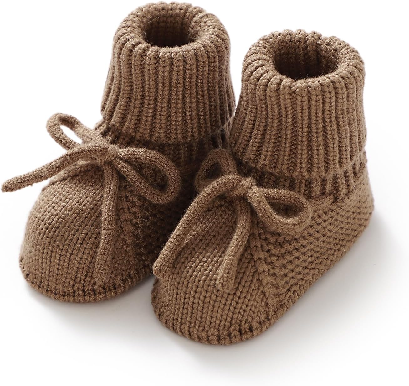 Mimixiong Adjustable Baby Booties - Soft Machine Washable Cozy Socks for Newborns