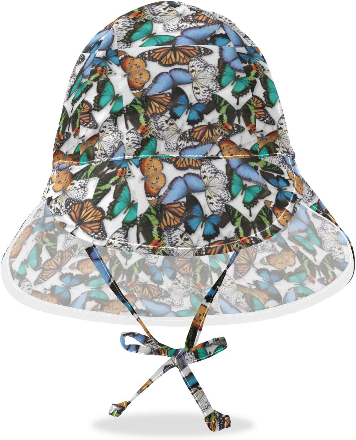 Bright Butterflies Baby Sun Hat for Kids