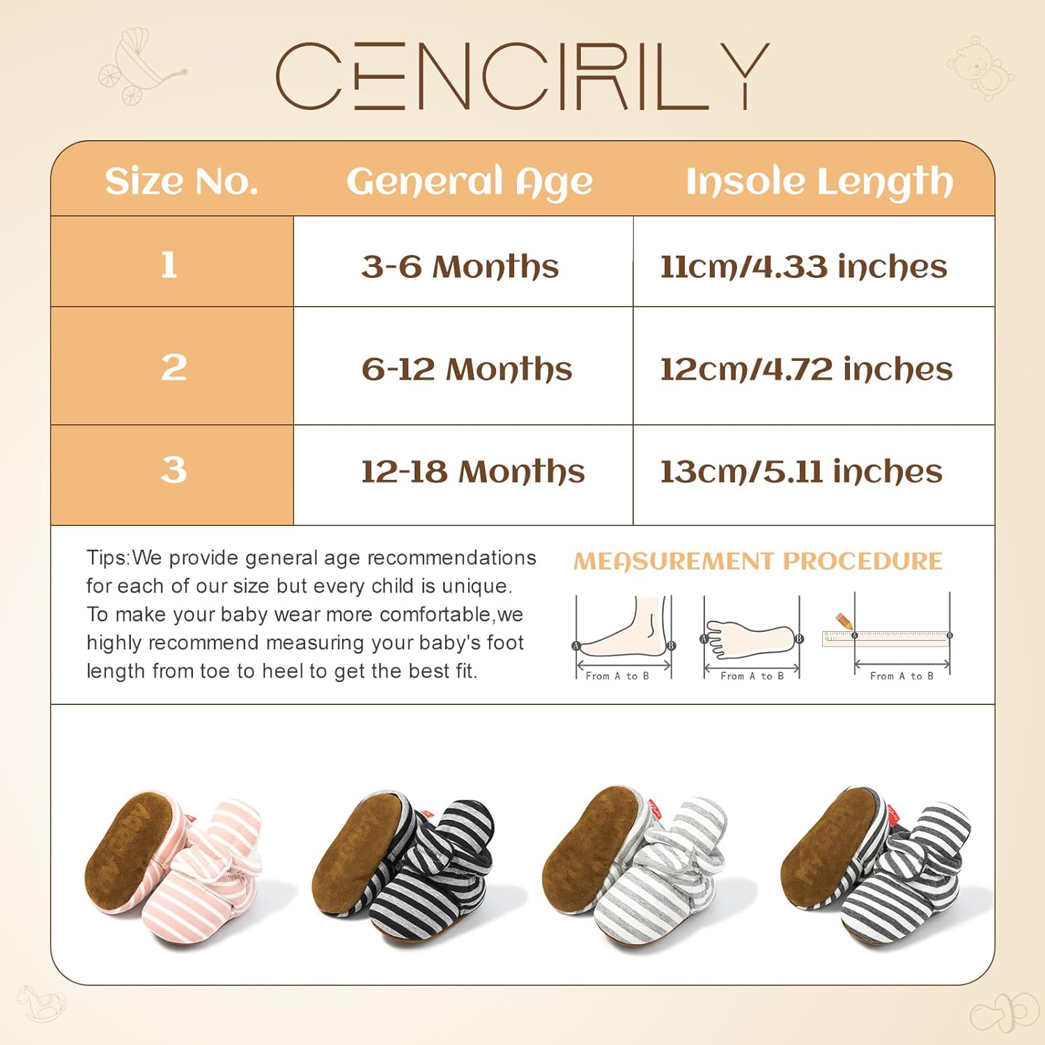Warm Fleece Winter Booties for Newborns