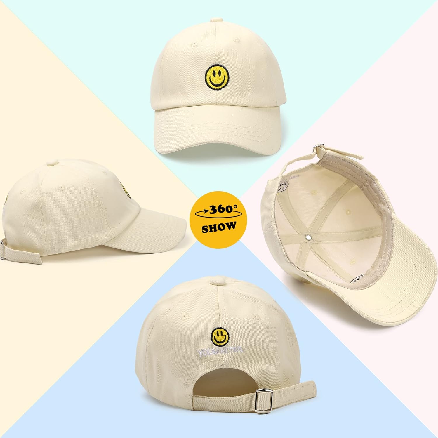 Smile Face Toddler Baseball Cap