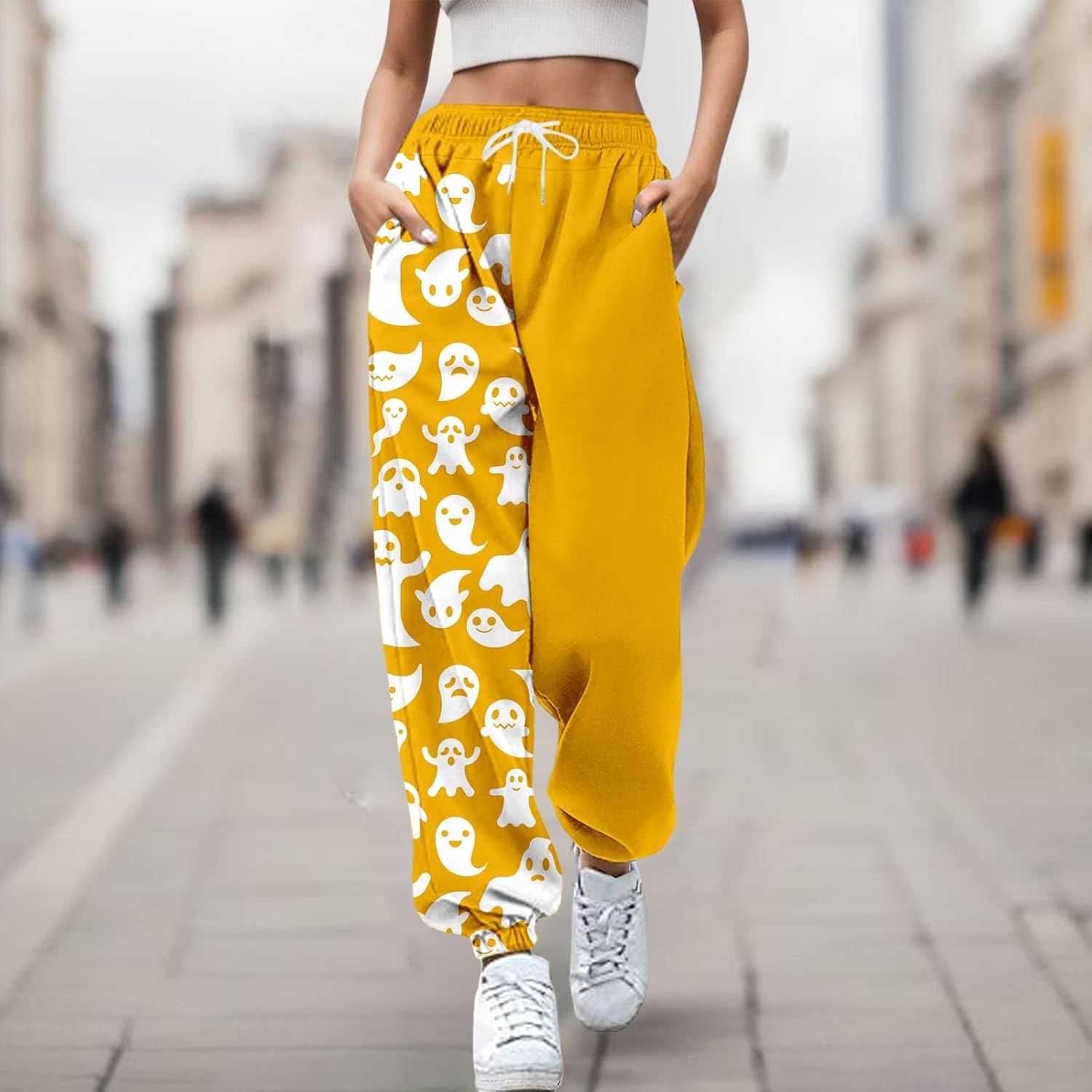 Halloween Print Womens Sweatpants