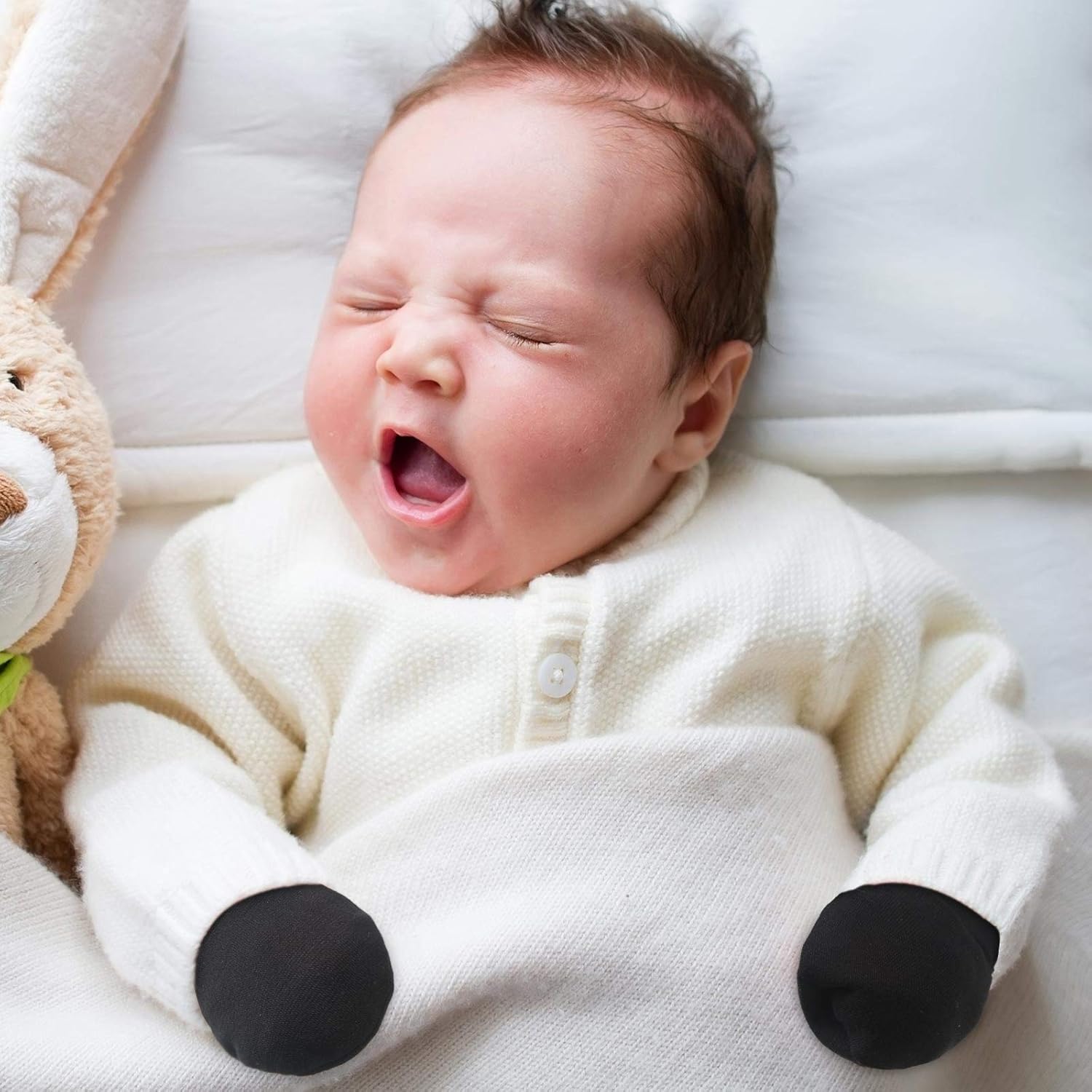 9 Pair No-Scratch Gloves for Newborns