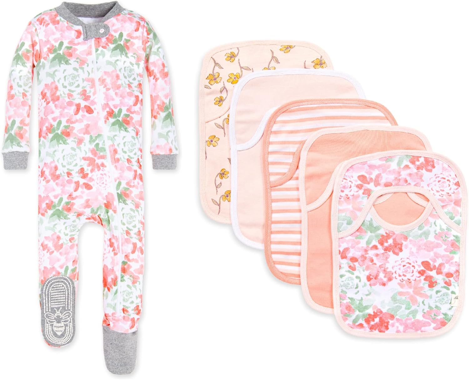 Burts Bees Baby Sleepy Bibs Stylish Soft Perfect for Little Ones
