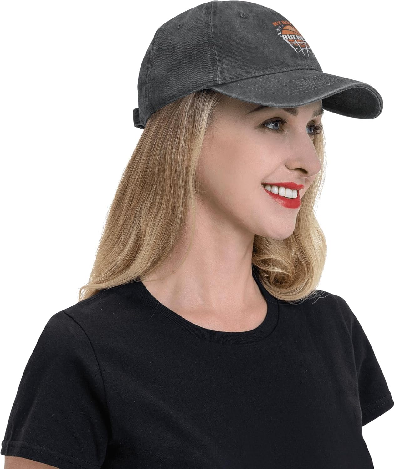 Adjustable Baseball Hat Black