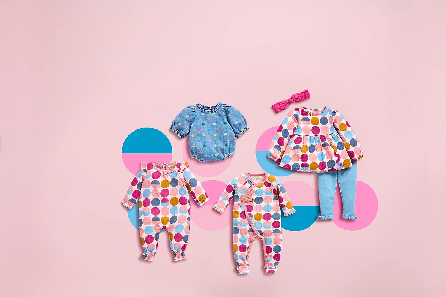 Mud Pie Baby Girl Sleepy with Polka Dots Policemans Cap