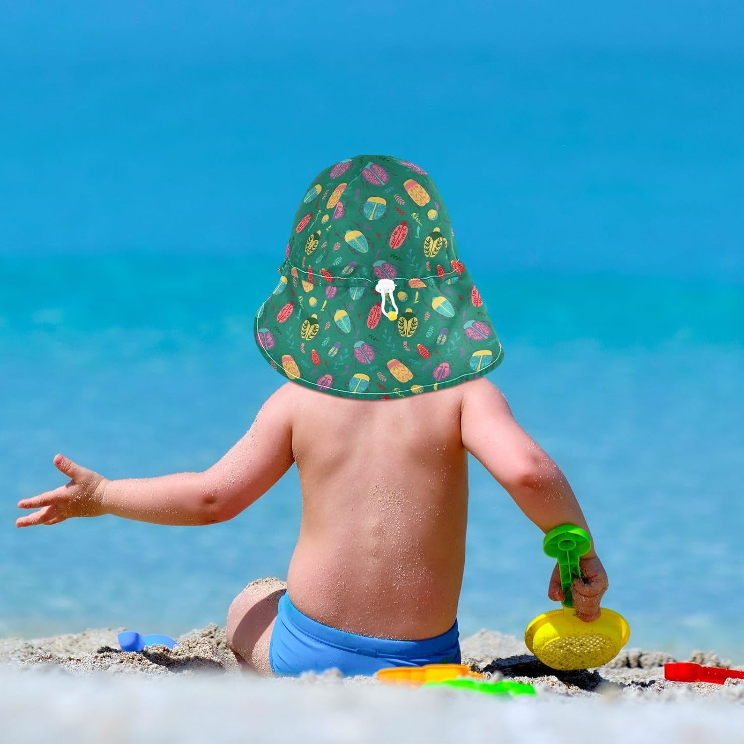 Colorful Beetle Hat for Toddlers