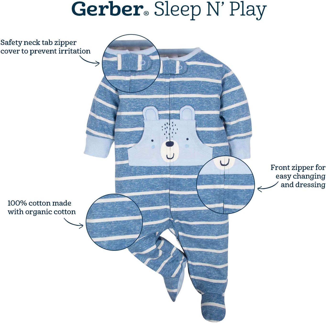 Gerber Baby Girls 2-pack Sleep n Play