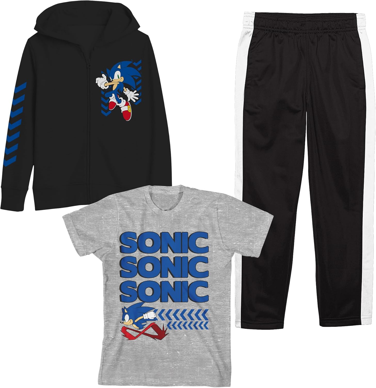 Bioworld Youth Boys Sonic 3pc Set