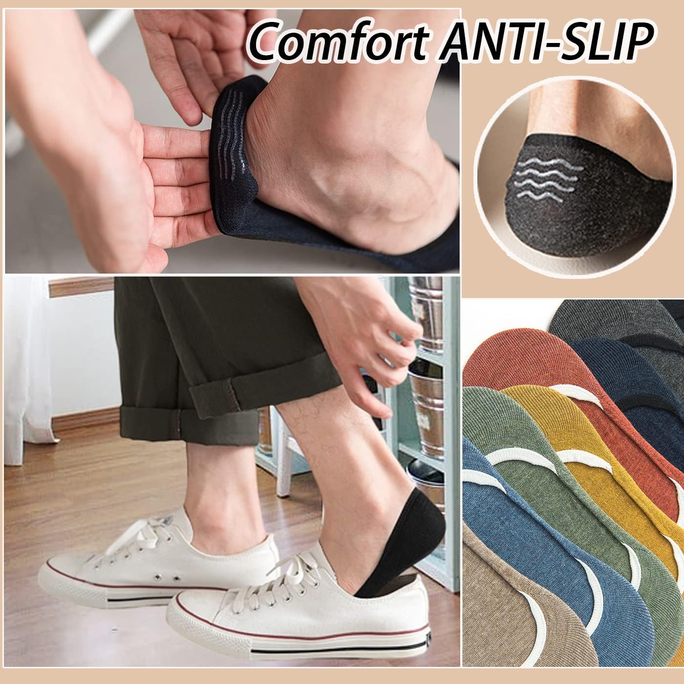 Premium No-Show Liner Socks for Men