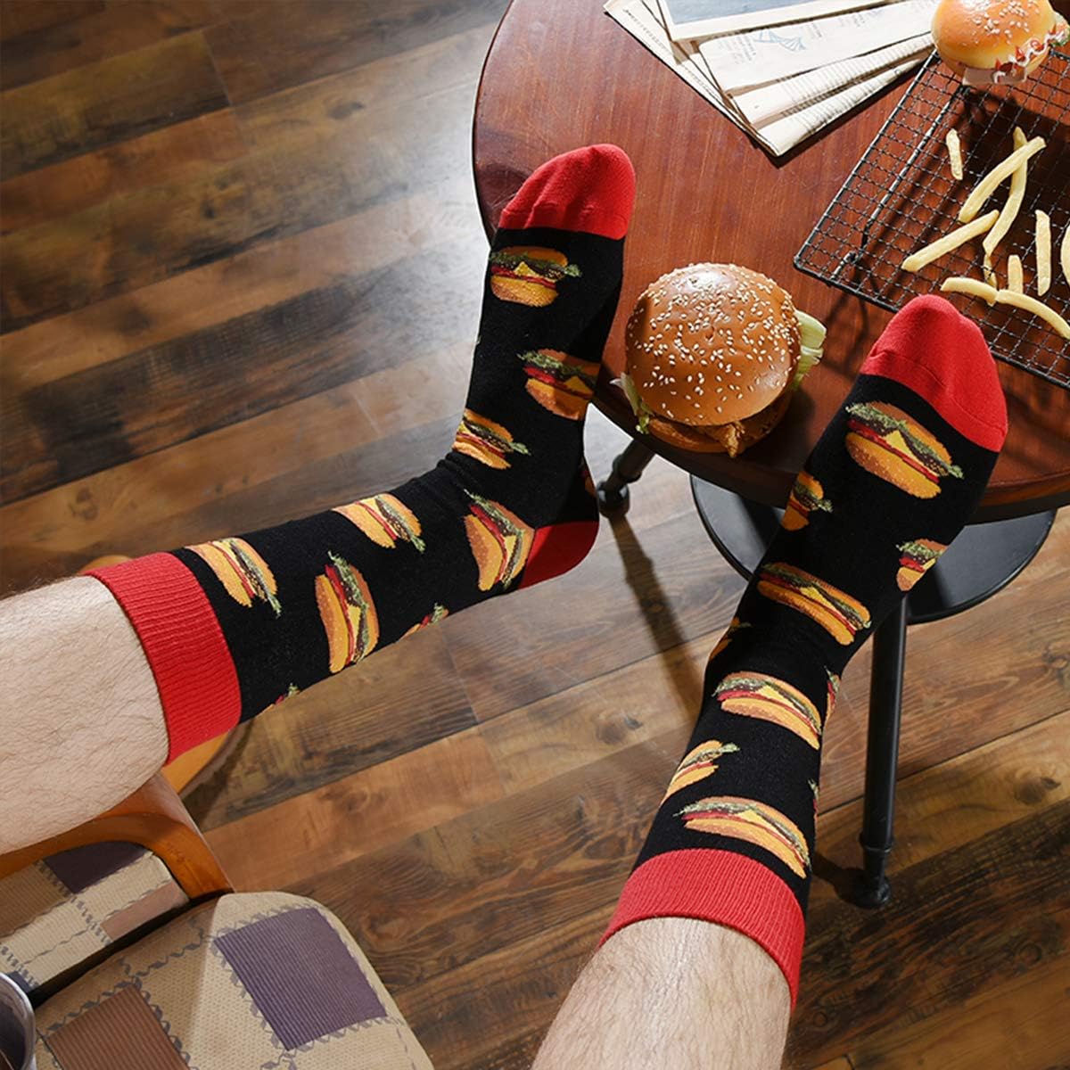 HSELL Mens Novelty Socks for Men with Crazy Design