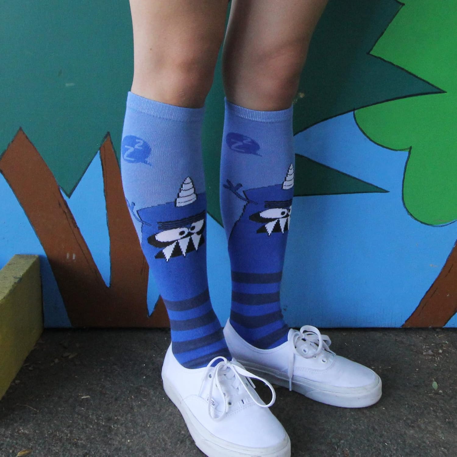 TeeHee Crazy Fun Knee High Socks for Women Party Events