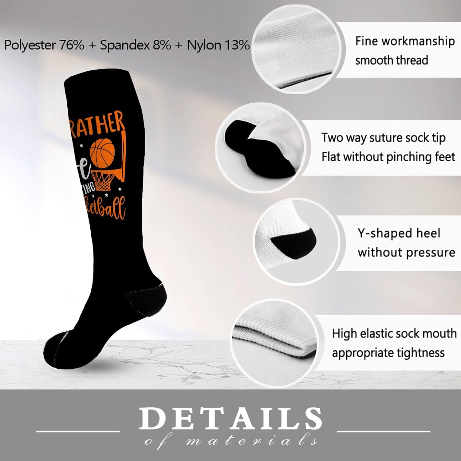 Cute Funny Functional Socks for Girls Boys