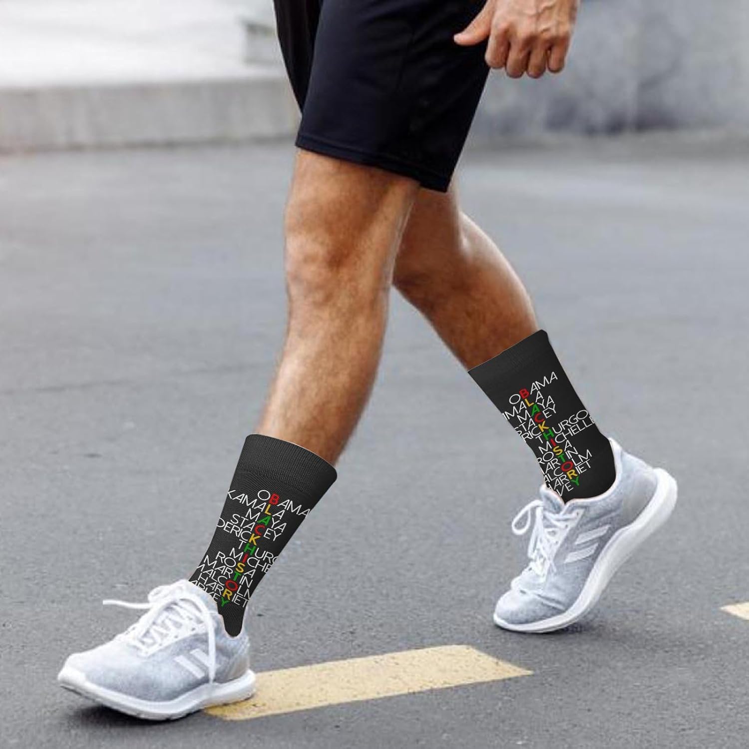 Brilliant Black Kid Black History Month Dress Socks
