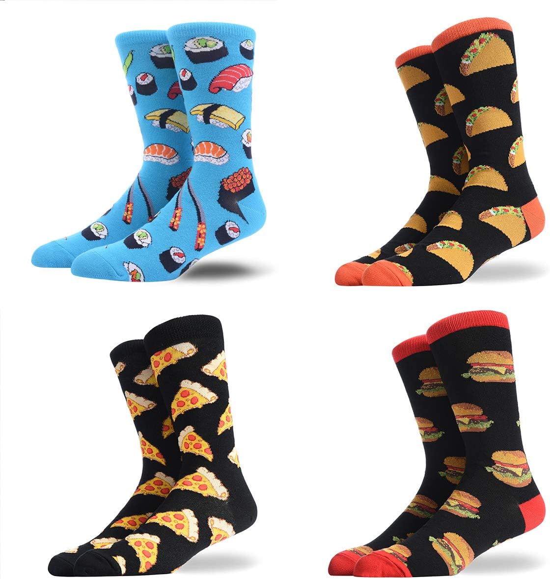 HSELL Mens Novelty Socks for Men with Crazy Design