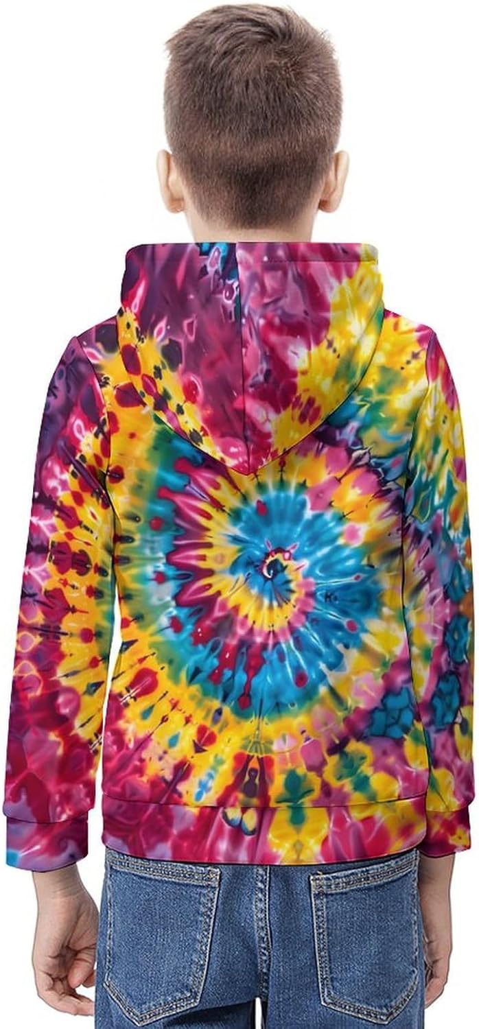 Stylish Boys 3D Printed Pullover Hoody