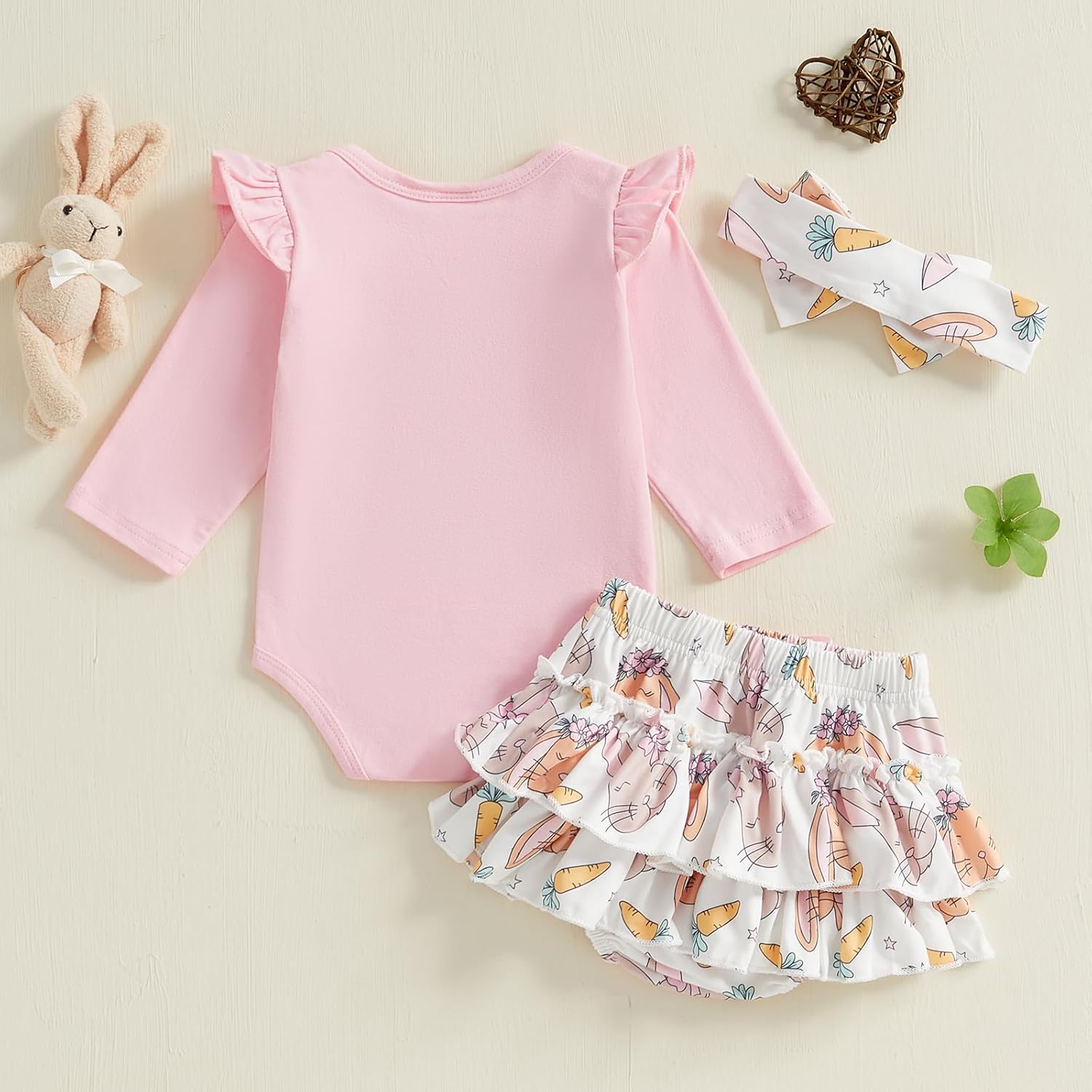 Gueuusu My First Easter Baby Girl Outfit Set