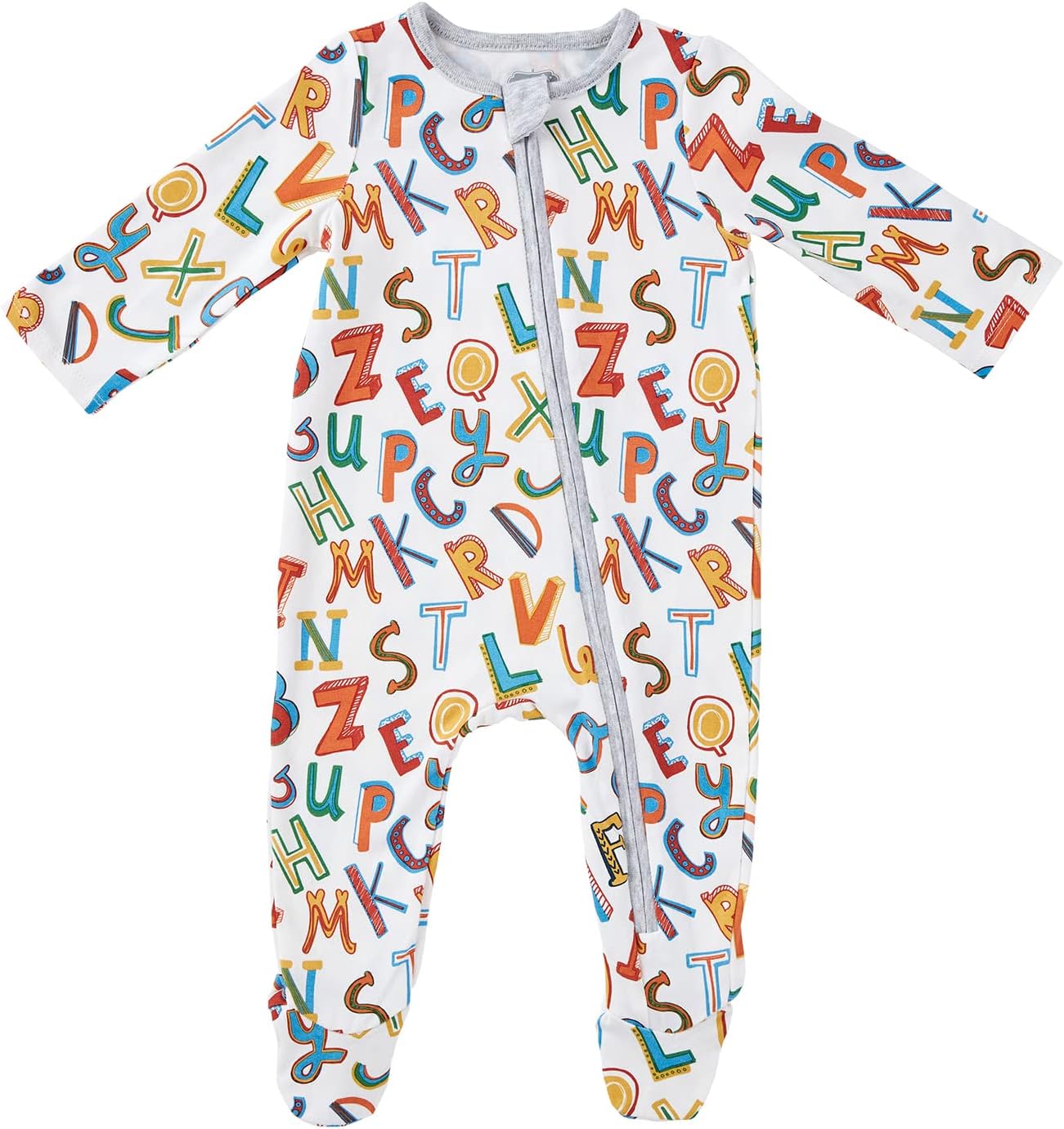 Mud Pie Baby Twins Alphabet Robe Set