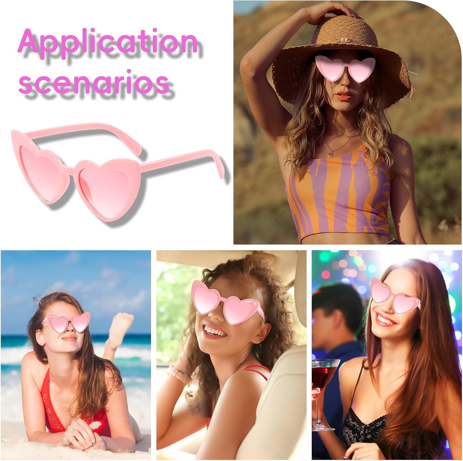 Stylish Valentines Sunglasses Perfect for Parties Photos