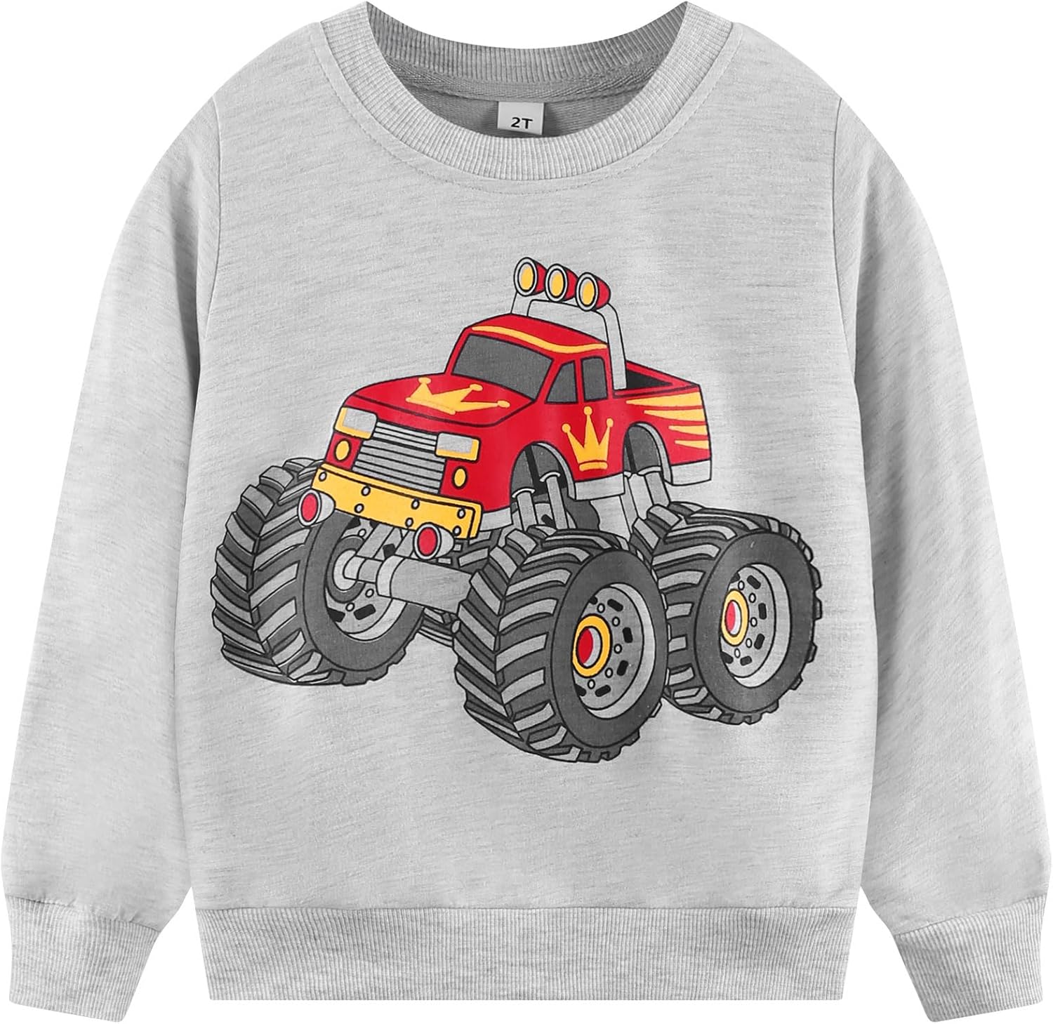 Exciting Dinosaur Adventure Boys Crewneck Sweatshirt