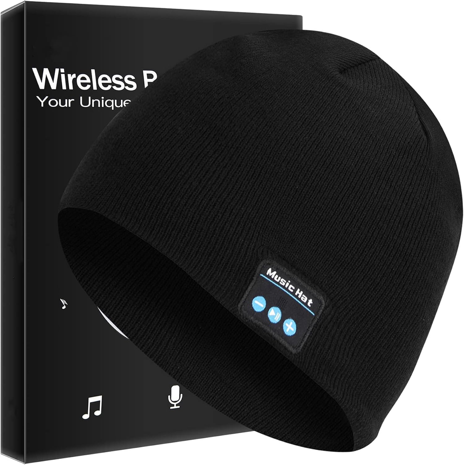 Miserwe Unisex Wireless Beanie Hat with Exquisite Packaging