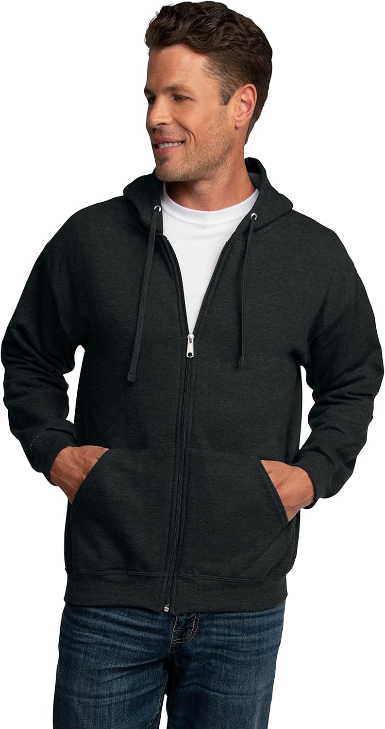 Fruit of the Loom Mens Unisex Full Zip Fleece