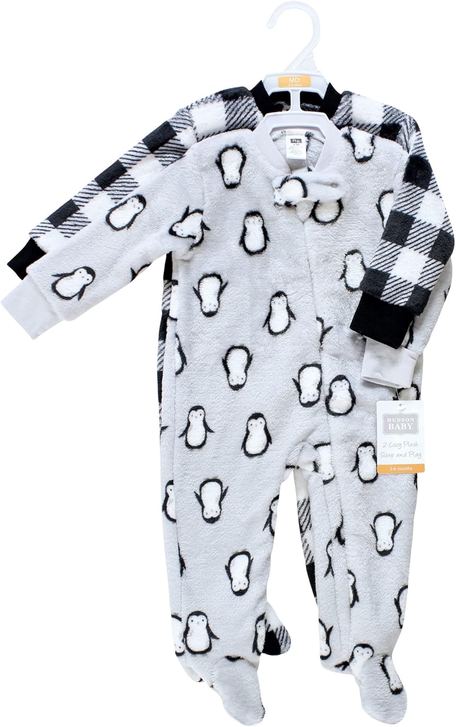 Hudson Baby Baby Girls Plush Sleep and Play Set 1