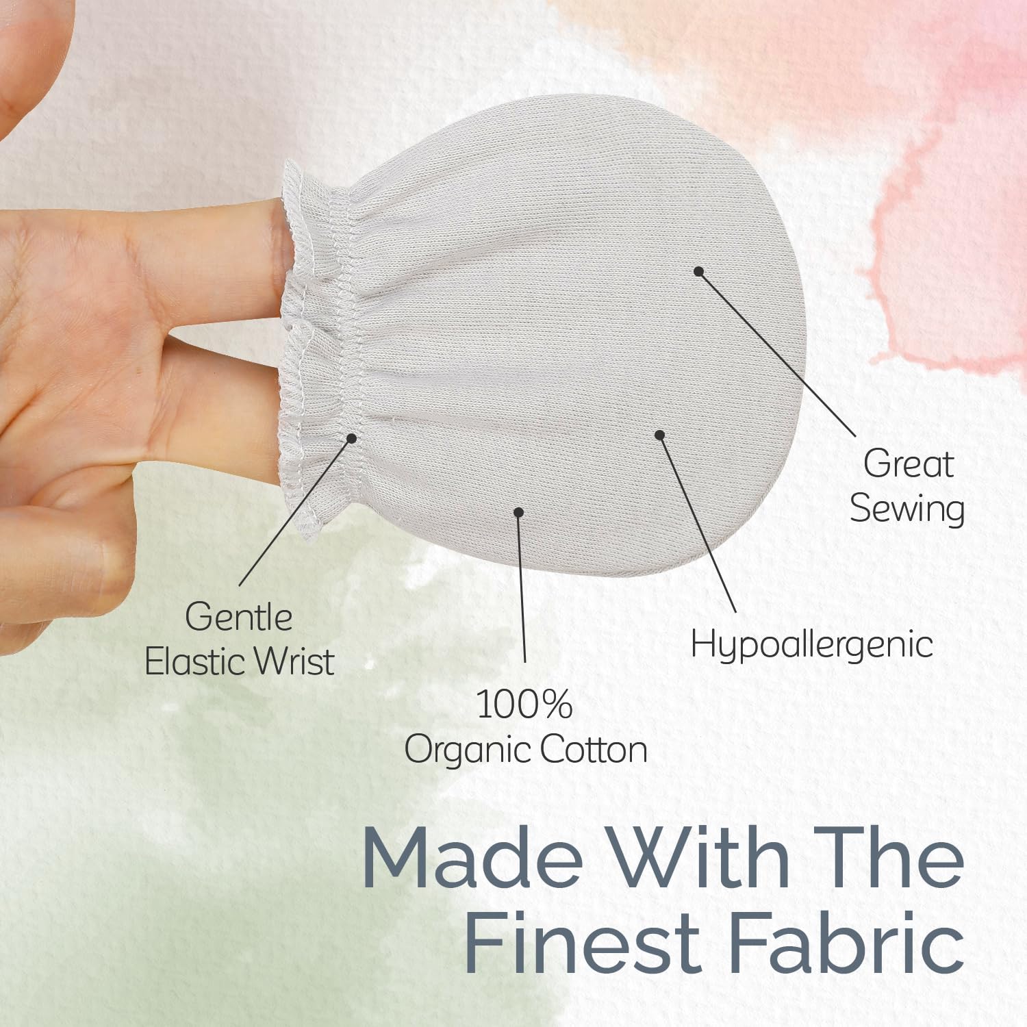 KiddyCare Hand Mittens for Newborn Baby
