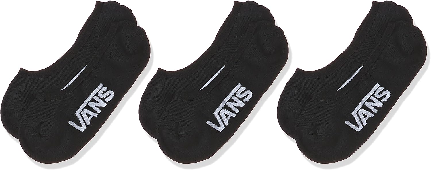 VANS Mens Classic Super No-Show Socks 3-Pack