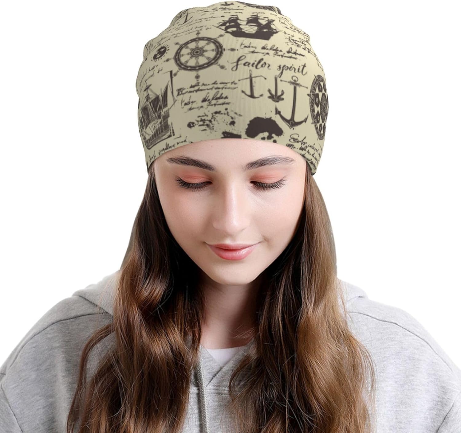Novelty Unisex Beanie Hat Winter Skull Cap Knit Cuff