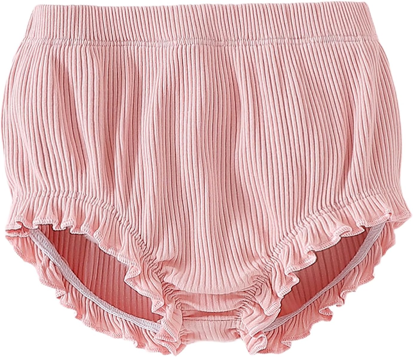 SOBOWO 3-Pack Baby Ruffle Shorts