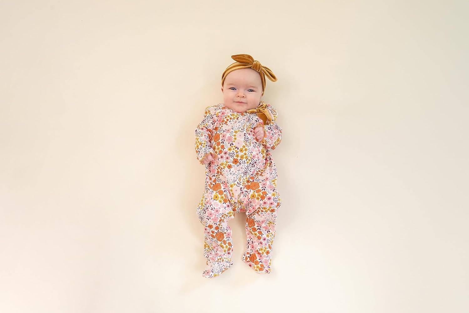 Mud Pies Cozy Baby Girl Sleeper Set