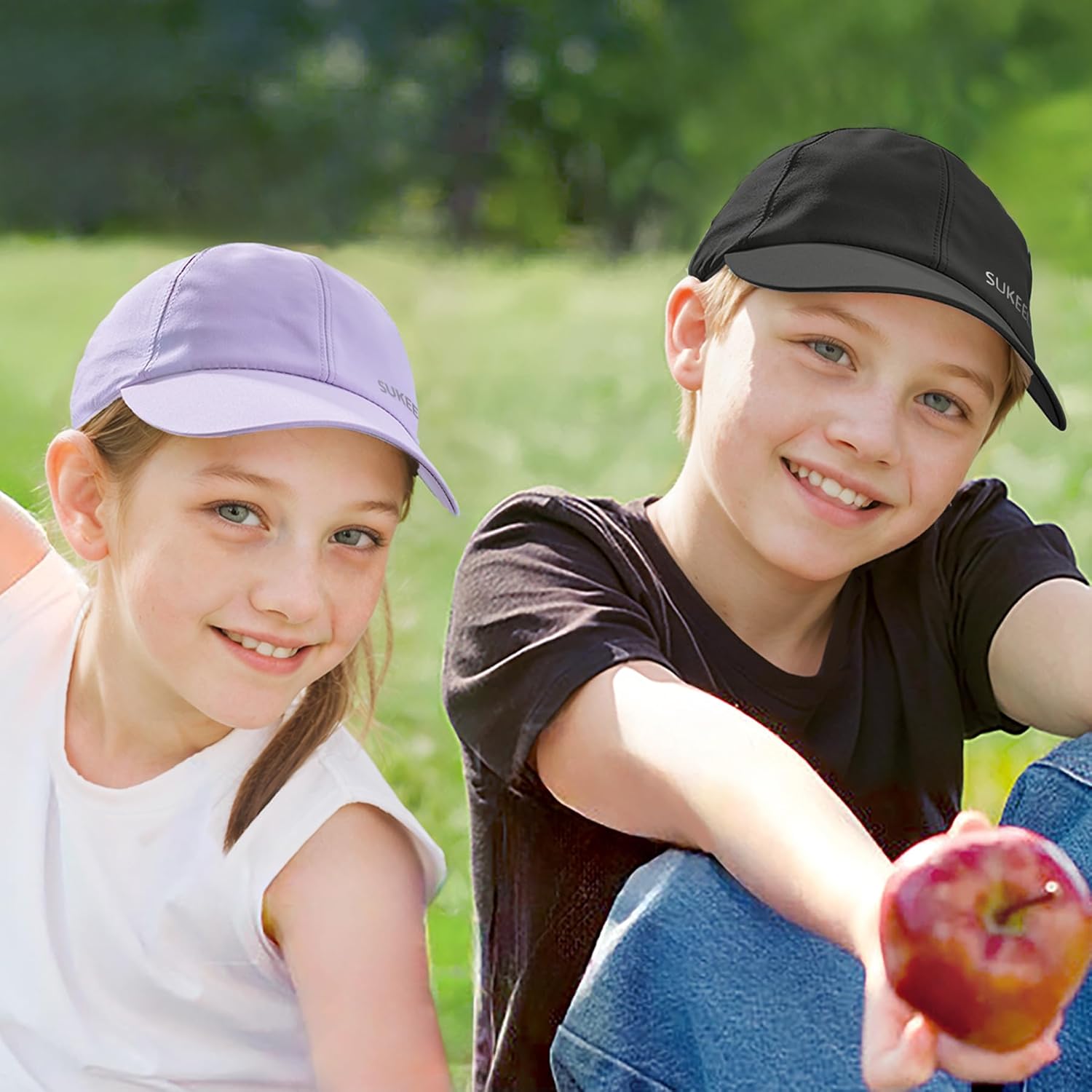 Sukeen Kids Sun Hat Lightweight Breathable UPF50 Protection for Baseball