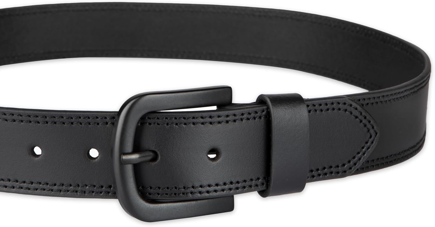 Dickies Mens Casual Leather Belt Work Inspired Design Premium Quality Adjustable Fit