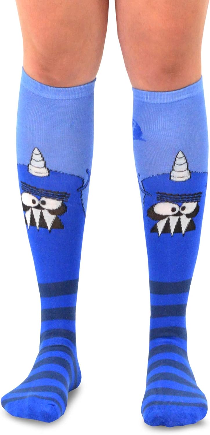 TeeHee Crazy Fun Knee High Socks for Women Party Events