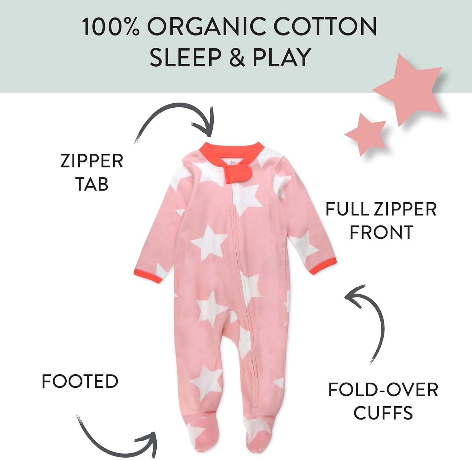 HonestBaby Celebration Sleep Play Pajama Sleeper