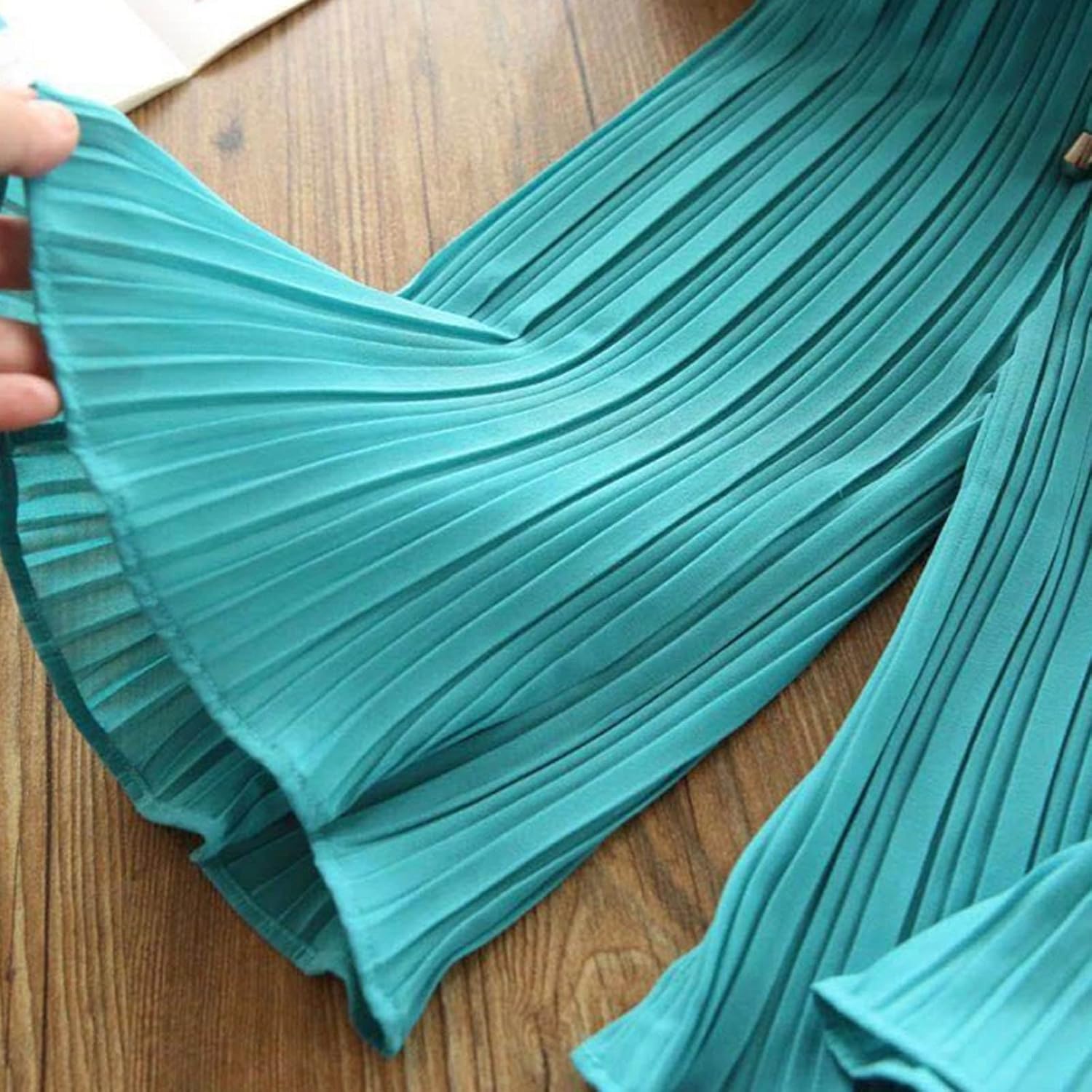 Baby Little Girls Soft Cotton Flowy Wide Leg Ruffled Pants