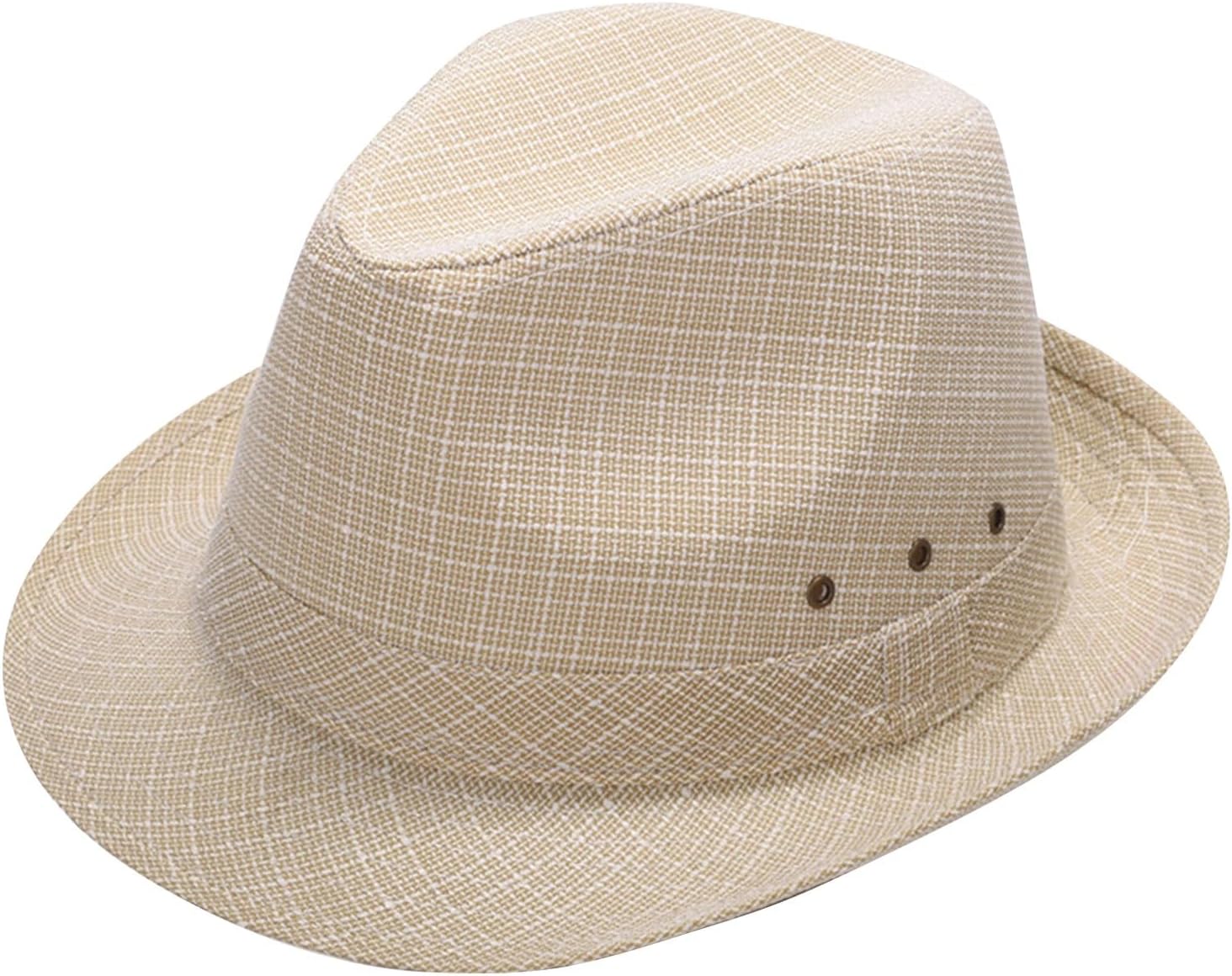 Versatile Panamera Felt Flat Top Hat for Men Classic Trendy Design