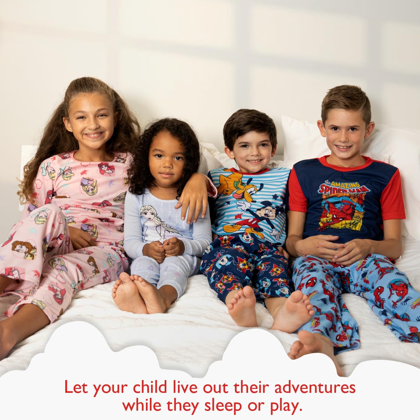 Marvel Spider-Man 2-Piece Pajama Set for Kids Soft Cute