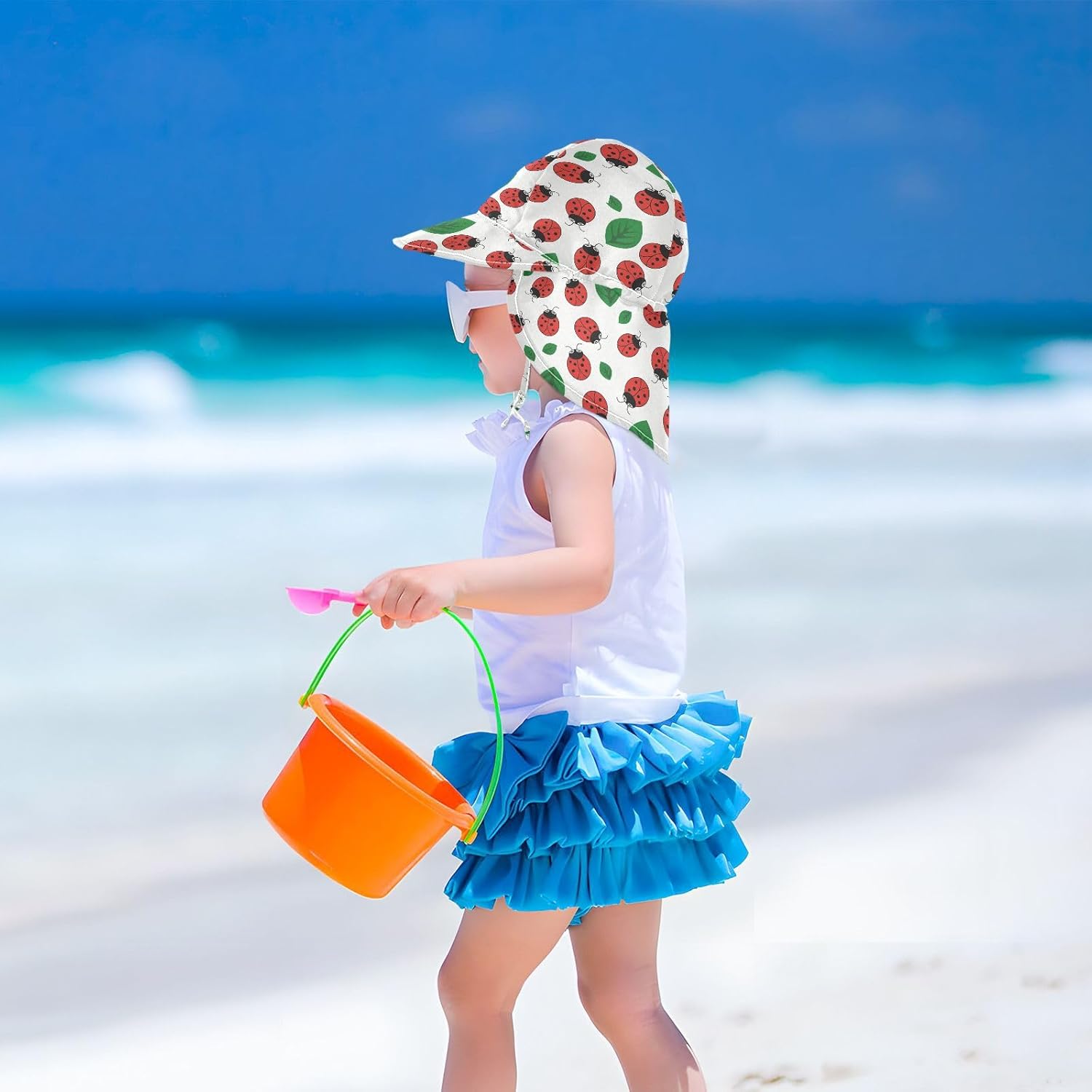 KLL Baby Sun Protection Hat UV-Protective UPF 50